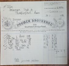1931 pocock bros for sale  HASTINGS