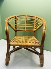 Vintage wicker rattan for sale  LEICESTER
