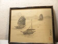 Ancienne peinture soie d'occasion  Brunstatt