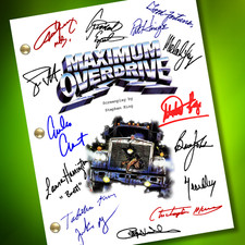 Maximum overdrive signed for sale  Hixson