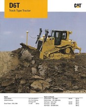 Folheto de equipamento - Caterpillar - D6T - Trator tipo pista - 2011 (E7187)  comprar usado  Enviando para Brazil