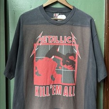 Camiseta Vintage Anos 90 Metallica Kill Em All Band comprar usado  Enviando para Brazil
