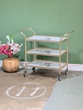Vintage gold trolley for sale  FAKENHAM