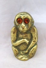 Vintage brass monkey for sale  WITNEY