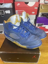 Tamanho 12 - Air Jordan 5 Retro Laney Pre-Loved caixa de reposição comprar usado  Enviando para Brazil