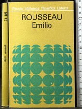 Emilio. rousseau. laterza. usato  Ariccia