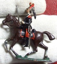 Usado, Estatueta vintage de brinquedo de chumbo soldado pintura à mão Imperial Napoleonic Cavalry Guard 1 comprar usado  Enviando para Brazil