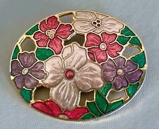 Vintage floral cloisonne for sale  UK
