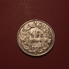 Moneta franco 1945 usato  Vittorio Veneto