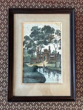 Peinture soie encadrée. d'occasion Peinture soie encadrée. d'occasion  Chaville