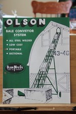 Brochure olson mfg for sale  Springfield