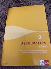 Ecouvertes lehrerbuch gymnasiu gebraucht kaufen  Parsberg