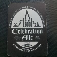 Woodfordes beer mat for sale  BRIDLINGTON