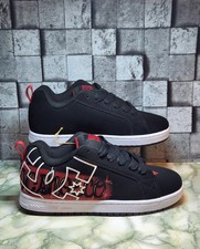 Tênis DC Shoes Masculino Court Graffik Preto/Vermelho/Branco Top Baixo Tamanho 8 (XSKW) comprar usado  Enviando para Brazil