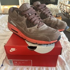 Męskie RZADKIE Nike Air Max Lunar90 LTR QS Mahoń Jasne karmazynowe Rozmiar 13 Lakierowane na sprzedaż  Wysyłka do Poland