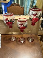 3 tall candle holders for sale  Texarkana