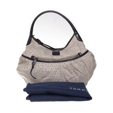 Tommy Hilfiger, torebka, damska, beżowa/wielokolorowa, 30, 12, 30 cm #p7K na sprzedaż  PL