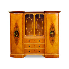 Antique satinwood painted for sale  BARRY