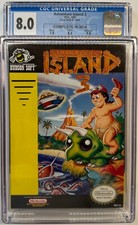 Adventure Island 3 CGC 8.0 CIB (Nes, 1992) Oval SoQ R, EUA Manual 9.8! L@@K! comprar usado  Enviando para Brazil