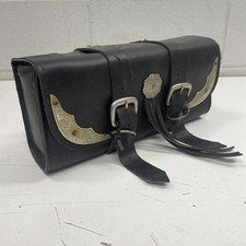 ORIGINAL VINTAGE RETRÔ COURO Bicicleta Motocicleta Bolsa Lateral Willie Max comprar usado  Enviando para Brazil