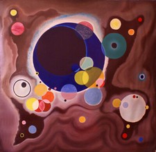Stampa tela kandinsky usato  Napoli