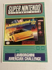Cartão de exibição SNES Lamborghini American Challenge, VIDPRO Toys R Us comprar usado  Enviando para Brazil