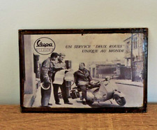 Plaque métal vespa d'occasion  Boissy-l'Aillerie