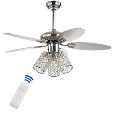 Ventilador de teto JONATHAN Y JYL9705A Kris 42" cristal 3 luzes LED comprar usado  Enviando para Brazil