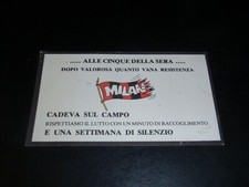 Biglietto visita lutto usato  Italia