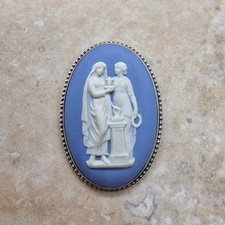 Wedgwood blue jasperware for sale  BIDEFORD