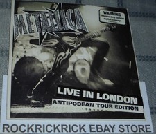METALLICA - LIVE IN LONDON EDIÇÃO TURNÊ ANTÍPODA - CD DE 4 FAIXAS - comprar usado  Enviando para Brazil