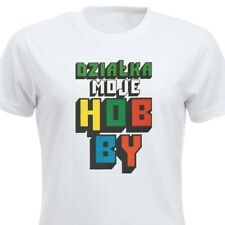 Dzialka Moje Hobby Polska Koszulka Śmieszna Polish t shirt Prezent dla działkowca, używany na sprzedaż  Wysyłka do Poland