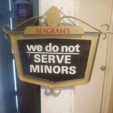 Rare vintage seagram for sale  Justice