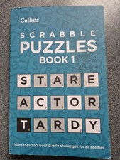 Scrabble puzzles book for sale  BUDE