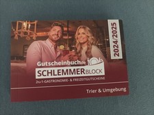 Schlemmerblock gutscheinbuch t gebraucht kaufen  Bad Liebenzell
