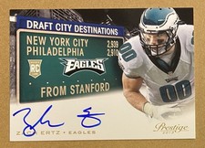 Zach ertz card d'occasion  Expédié en Belgium