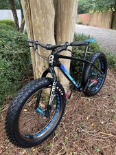 Usado, BOREALIS CRESTONE BICICLETA DE FIBRA DE CARBONO FAT PRETA/AZUL comprar usado  Enviando para Brazil