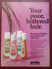 Wella shampoos 1970 for sale  SLEAFORD