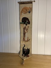Vintage cat tapestry for sale  Manchester