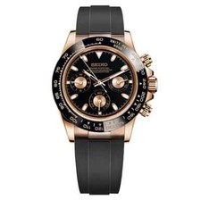 Seikmod Rose Gold Chrono | Black Ceramic Bezel | Sapphire | NH35 Automatic comprar usado  Enviando para Brazil