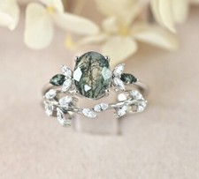 Floral moss agate for sale  Edison