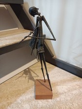 Scultura vintage musicista usato  Ronciglione