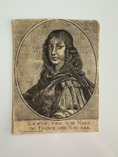 Antique engraving louis for sale  LONDON
