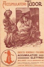Pubblicita 1916 tudor usato  Biella