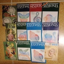 Lotto riviste uncinetto usato  Bologna