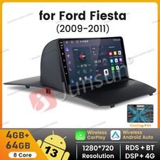 Rádio estéreo automotivo 4G+64G 8 núcleos Carplay para Ford Fiesta 2009-2011 Android 13 GPS comprar usado  Enviando para Brazil