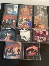 Usado, Punk / Hardcore 11 CD Lot GG Allin Shelter Misery Biohazard D.I. Crucifucks comprar usado  Enviando para Brazil