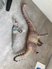 Usado, Modelo de dinossauro com acabamento em cena de Alamosaurus vs Tyrannosaurus Sensen Studio em escala 1/64 comprar usado  Enviando para Brazil
