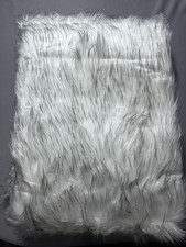 Shaggy rug white for sale  Hastings