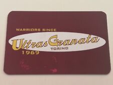 Tessera ultras granata usato  Foligno